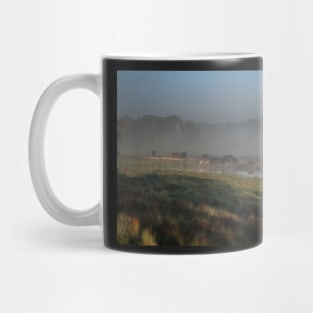 Early morning at the waterhole Mug